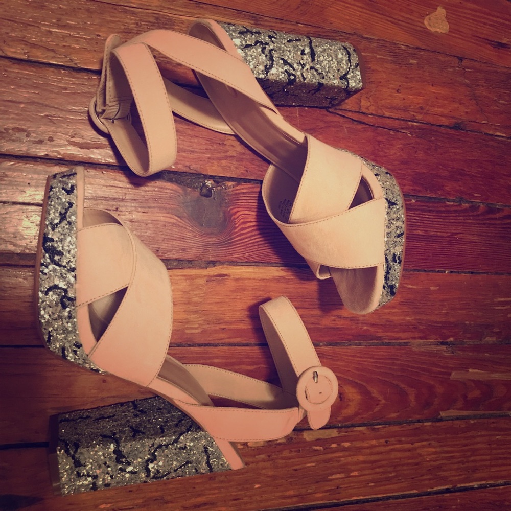 Glitter heels